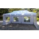 GAZEBO 3x6 M Estensibile Tela OXFORD PVC IMPERMEABILE - FIERE FESTE SAGRE MANIFESTAZIONI