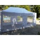 GAZEBO 3x6 M Estensibile Tela OXFORD PVC IMPERMEABILE - FIERE FESTE SAGRE MANIFESTAZIONI