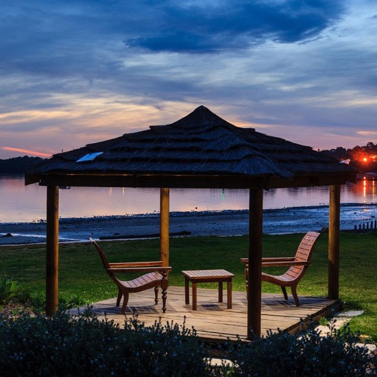 SET ILLUMINAZIONE AUTONOMO *TUTTO INCLUSO* PANNELLO SOLARE  4 FARETTI A LED